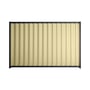 Good Neighbour® Wavelok® 1800mm High Fence Panel Sheet: Primrose Post/Track: Dark Stone