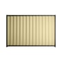 Good Neighbour® Wavelok® 1800mm High Fence Panel Sheet: Primrose Post/Track: Slate Grey