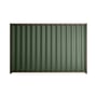 Good Neighbour® Wavelok® 1800mm High Fence Panel Sheet: Rivergum Post/Track: Banyan Brown