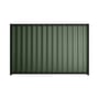 Good Neighbour® Wavelok® 1800mm High Fence Panel Sheet: Rivergum Post/Track: Ebony