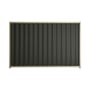 Good Neighbour® Wavelok® 1800mm High Fence Panel Sheet: Slate Grey Post/Track: Merino