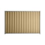 Good Neighbour® Wavelok® 1800mm High Fence Panel Sheet: Wheat Post/Track: Gull Grey