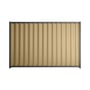 Good Neighbour® Wavelok® 1800mm High Fence Panel Sheet: Wheat Post/Track: Granite
