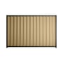 Good Neighbour® Wavelok® 1800mm High Fence Panel Sheet: Wheat Post/Track: Slate Grey