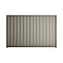 Good Neighbour® Wavelok® 2100mm High Fence Panel Sheet: Birch Post/Track: Banyan Brown