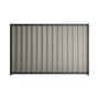 Good Neighbour® Wavelok® 2100mm High Fence Panel Sheet: Birch Post/Track: Dark Stone