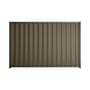 Good Neighbour® Wavelok® 2100mm High Fence Panel Sheet: Banyan Brown Post/Track: Rivergum