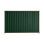 Good Neighbour® Wavelok® 2100mm High Fence Panel Sheet: Caulfield Green Post/Track: Beige