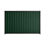 Good Neighbour® Wavelok® 2100mm High Fence Panel Sheet: Caulfield Green Post/Track: Gun Metal Grey