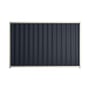 Good Neighbour® Wavelok® 2100mm High Fence Panel Sheet: Dark Stone Post/Track: Off White