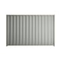 Good Neighbour® Wavelok® 2100mm High Fence Panel Sheet: Gull Grey Post/Track: Birch