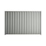 Good Neighbour® Wavelok® 2100mm High Fence Panel Sheet: Gull Grey Post/Track: Gull Grey