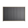 Good Neighbour® Wavelok® 2100mm High Fence Panel Sheet: Granite Post/Track: Beige
