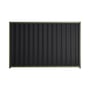 Good Neighbour® Wavelok® 2100mm High Fence Panel Sheet: Gun Metal Grey Post/Track: Mist Green