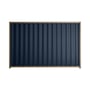 Good Neighbour® Wavelok® 2100mm High Fence Panel Sheet: Mountain Blue Post/Track: Beige