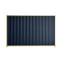 Good Neighbour® Wavelok® 2100mm High Fence Panel Sheet: Mountain Blue Post/Track: Primrose