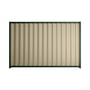 Good Neighbour® Wavelok® 2100mm High Fence Panel Sheet: Merino Post/Track: Caulfield Green