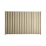 Good Neighbour® Wavelok® 2100mm High Fence Panel Sheet: Merino Post/Track: Off White