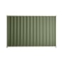 Good Neighbour® Wavelok® 2100mm High Fence Panel Sheet: Mist Green Post/Track: Off White