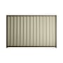Good Neighbour® Wavelok® 2100mm High Fence Panel Sheet: Moss Vale Sand Post/Track: Banyan Brown