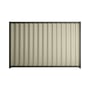 Good Neighbour® Wavelok® 2100mm High Fence Panel Sheet: Moss Vale Sand Post/Track: Slate Grey
