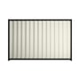Good Neighbour® Wavelok® 2100mm High Fence Panel Sheet: Off White Post/Track: Ebony