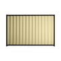 Good Neighbour® Wavelok® 2100mm High Fence Panel Sheet: Primrose Post/Track: Ebony
