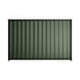 Good Neighbour® Wavelok® 2100mm High Fence Panel Sheet: Rivergum Post/Track: Gun Metal Grey