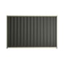 Good Neighbour® Wavelok® 2100mm High Fence Panel Sheet: Slate Grey Post/Track: Moss Vale Sand