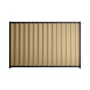 Good Neighbour® Wavelok® 2100mm High Fence Panel Sheet: Wheat Post/Track: Dark Stone