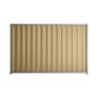 Good Neighbour® Wavelok® 2100mm High Fence Panel Sheet: Wheat Post/Track: Gull Grey