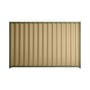 Good Neighbour® Wavelok® 2100mm High Fence Panel Sheet: Wheat Post/Track: Mist Green