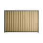 Good Neighbour® Wavelok® 2100mm High Fence Panel Sheet: Wheat Post/Track: Rivergum