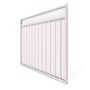 Good Neighbour® Lattice Screen Top Superdek® Panel Standard .32 BMT 1.5m High Sheet: Beige, Frame: B