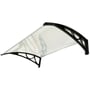 Sunscape Black Framed Door and Window Canopy 150 x 120cm