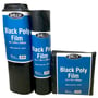 Poly Pre-Packed Builders Sheet 2m x 10m x 200UM Black IR2 Medium Impact