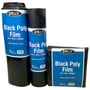 Poly Pre-Packed Builders Sheet 2m x 5m x 200UM Black IR2 Medium Impact