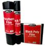 Poly Pre-Packed Builders Film 2m x 20m x 100UM Black