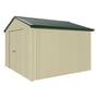 Handi-Heritage Shed H3 3.30X3.30 Roof:Caulfield Green Wall:Primrose Gable End Double Door