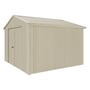 Handi-Heritage Shed H3 3.30X3.30 Roof:Merino Wall:Merino Gable End Double Door