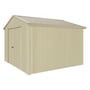 Handi-Heritage Shed H3 3.30X3.30 Roof:Merino Wall:Primrose Gable End Double Door