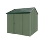 Handi-Heritage Shed H1 2.54X2.52 Roof:Caulfield Green Wall:Rivergum Front/Rear Single Door