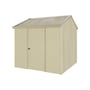 Handi-Heritage Shed H1 2.54X2.52 Roof:Merino Wall:Primrose Front/Rear Single Door