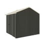 Handi-Heritage Shed H1 2.54X2.52 Roof:Primrose Wall:Slate Grey Front/Rear Single Door