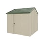 Handi-Heritage Shed H1 2.54X2.52 Roof:Rivergum Wall:Merino Front/Rear Single Door