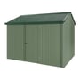 Handi-Heritage Shed H2 3.30X2.52 Roof:Caulfield Green Wall:Rivergum Front/Rear Single Door