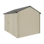 Handi-Heritage Shed H2 3.30X2.52 Roof:Gun Metal Grey Wall:Merino Front/Rear Single Door