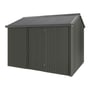 Handi-Heritage Shed H2 3.30X2.52 Roof:Gun Metal Grey Wall:Slate Grey Front/Rear Single Door