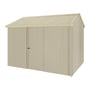 Handi-Heritage Shed H2 3.30X2.52 Roof:Primrose Wall:Merino Front/Rear Single Door