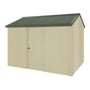 Handi-Heritage Shed H2 3.30X2.52 Roof:Rivergum Wall:Primrose Front/Rear Single Door